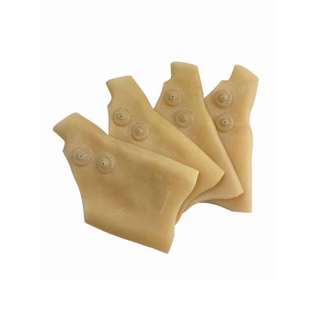 Seitruly 2 pares de mangas para las yemas de los dedos, accesorios para guantes antideslizantes para artritis Salud Seitruly CE001155-00