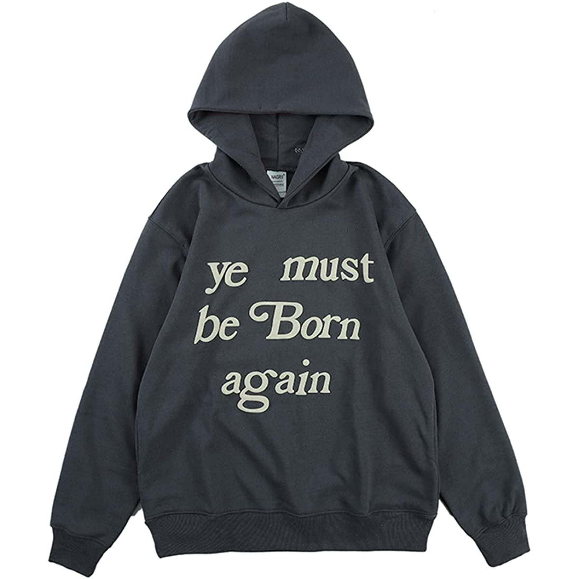 Kanye CPFM Ye Must Be Born Again Hoodie Hip Hop Sweatshirt Cotton