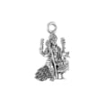 thumbnail image 2 of diollo Sterling Silver (92.5% purity) God Vishnu Laxmi Pendant for Men & Women Pure Silver Lord Vishnu Lakshmi Locket for Good Health & Wealth, 2 of 3