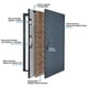 thumbnail image 2 of puerta de seguridad basic 8p gris derecha 96 x 213 cm, 2 of 8