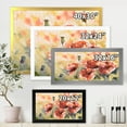 thumbnail image 4 of Designart 'Abstract Red Poppy On A Field' Traditional Framed Art Print, 4 of 4