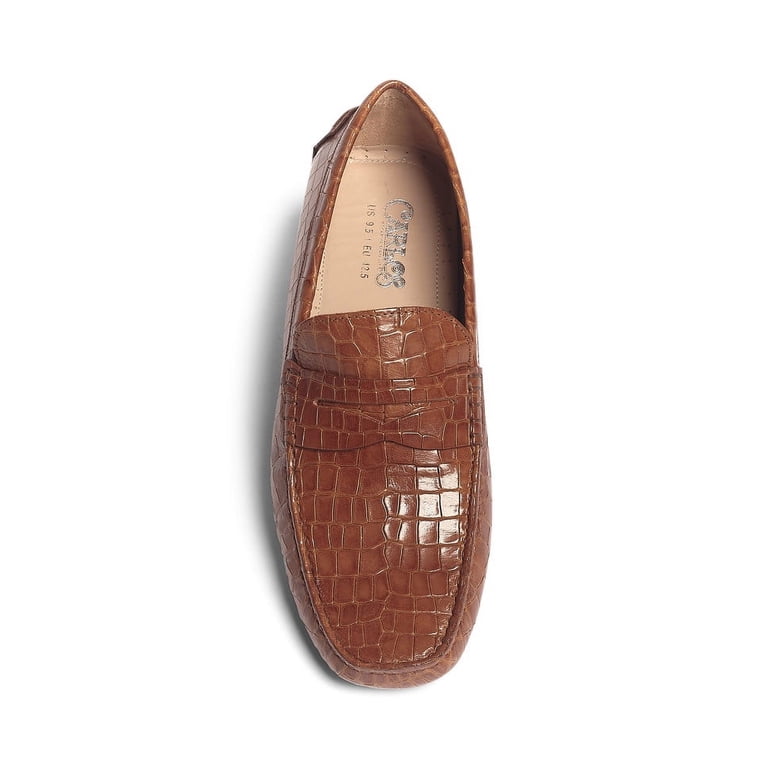 Carlos by Carlos Santana Ritchie LeatherPenny Loafers Brown Men\'s Slip-Ons 14 Amazon.com | Carlos Santana Ritchie Driver Loafer for Men  main image 2