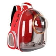 thumbnail image 1 of Yinanstore Portable Carrier Backpack, Space Bubble Design,Waterproof Handbag Backpack for Cat and Small Dog, Pet Backpack Carrier - Red, 1 of 8