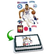 Ben Simmons Edible Cake Image Topper Personalized Picture 1/4 Sheet (8"x10.5")