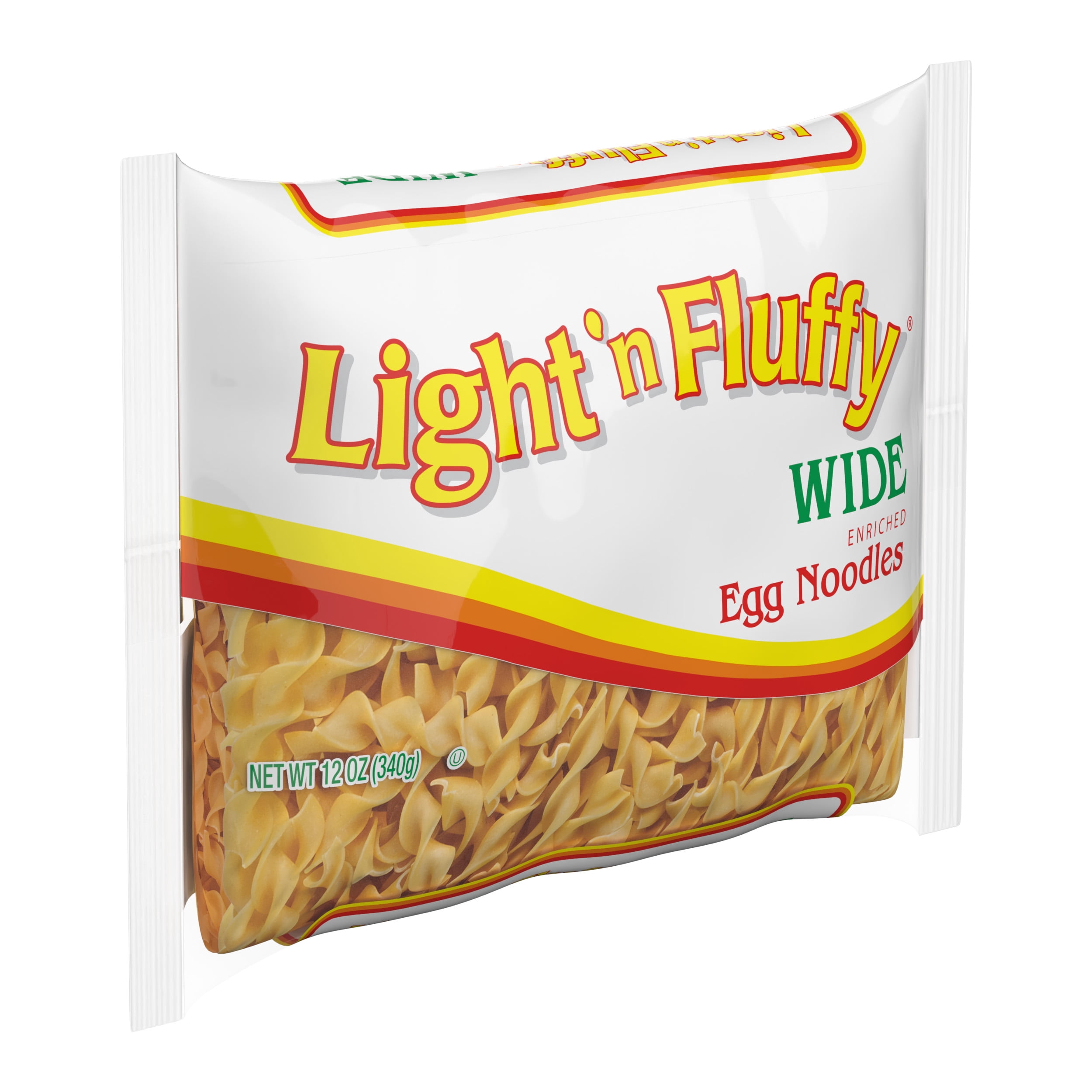 (3 pack) Light 'n Fluffy Wide Egg Noodle Pasta, 12-Pack (12 oz Each) – Perfect for Stroganoff, Casseroles & Comfort Food