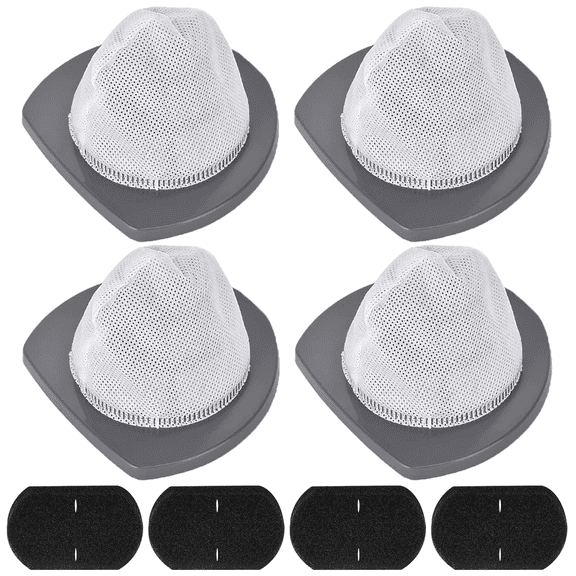 4 Pack 2033 Vacuum Replacement Filters for Bissell Featherweight Stick Lightweight Bagless Vacuum 2033, 20331, 20334, 20333, 20336, 20339, 2033M, 4 Mesh Filters & 4 Foam Filters, Replace Part 1611508