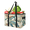 Multicolor 2, variant on Vintage Moroccan Reusable Grocery Bags, Foldable Shopping Bags for Groceries with Handles, Large Grocery Tote for Kitchen, Market, Car, Trunk, Picnic