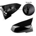 thumbnail image 6 of Dickly Wing Mirror Cover Caps Easy to Install Auto Accessories Decoration Gloss Black, 6 of 9