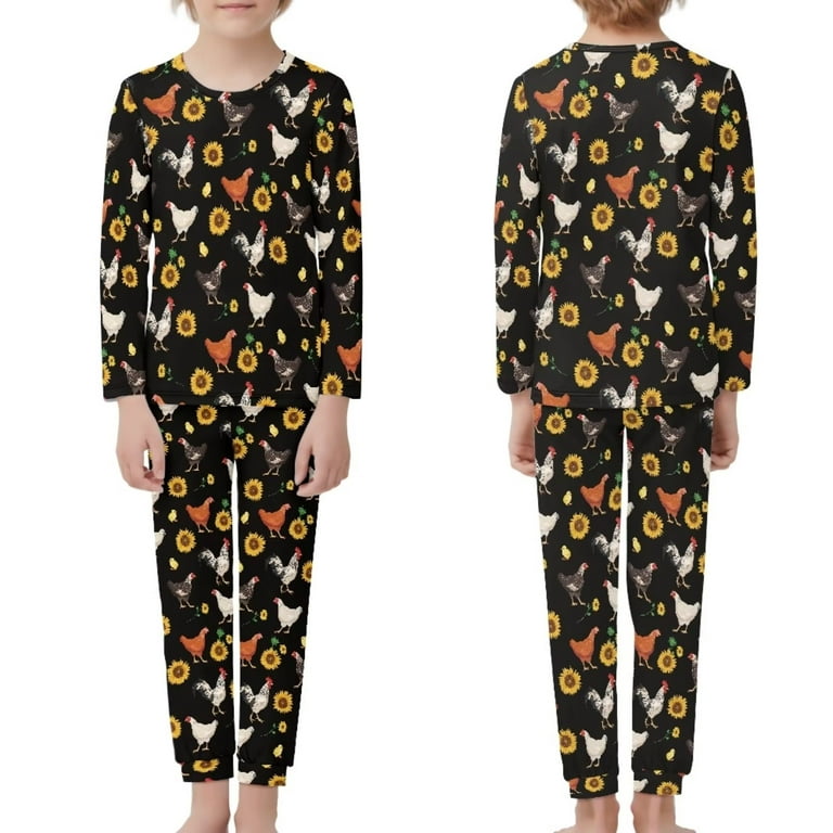 Pzuqiu Trendy Pajamas for Teen Girls Skin Friendly Pullover