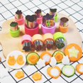 thumbnail image 2 of Juego de 11 cortadores de verduras en forma de mini moldes para galletas, frutas y tartas, de acero inoxidable, para niños, herramientas para hornear y complementos alimenticios, regalo de Navidad, 2 of 7