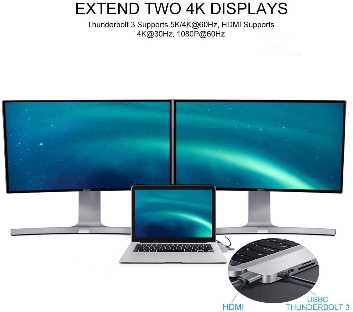 2018 macbook pro multiple monitors