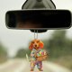 thumbnail image 1 of Decoración navideña con forma de perro adorable Resurrección Decoración para el coche Huevo de acrílico con forma de animal Decoración para colgar, 1 of 3