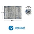 thumbnail image 4 of Madison Park Hannah Woven Turkish Area Rug, Blue/Cream - 4x6', 4 of 5