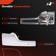 A-Premium Front or Rear Left Driver Side Interior Door Handle Compatible with Lincoln Navigator 2003 2004 2005 2006, Chrome, Replace# 6L7Z-78431B15-C, 2L1Z-7821819-A