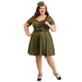 thumbnail image 3 of Grande Taille Vintage Combat Cutie pour Femmes, 3 of 3