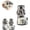 1pcs * dog, variant on Funny Salt and Pepper Glass Bottle, Salt and Pepper Shakers with Adjustable Pour Holes, Dog Salt and Pepper Shaker Containers, Cute Salt Pepper Shaker with Lids for Bar Camping (1pcs * dog)