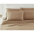 thumbnail image 5 of Sweet Home Collection 1500 Series Bed Sheets - Extra Soft Microfiber Deep Pocket 6pc Sheet Set - Taupe, RV Queen, 5 of 5