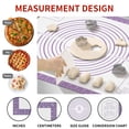 thumbnail image 5 of Goldeer Extra Large Silicone Baking Mat - 26x16 Inch Non-Stick Pastry Mat for Dough Rolling, Macarons, Cookies & Bread | Non-Slip Counter Mat, Oven Liner & Fondant Work Surface | Dishwasher Safe, 5 of 7