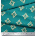 thumbnail image 3 of Soimoi Viscose Chiffon Fabric Floral Block Fabric Prints by Yard 42 Inch Wide, 3 of 5