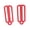 Red, variant on Yihuala 2Pcs Scubas Diving Snorkeling Weight Belt Keeper Retainer Diving Webbing Belt Slide Stoppers AntiLost Slide Buckles