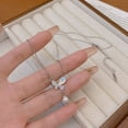 thumbnail image 4 of LYMAYTER Collier en Métal Collier pour Femmes - Pendentif, Fausse Perle, Ajustable-Cyclable, 4 of 6