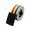 Multicolor (Black Buckle), variant on INSPIRE CHIC Unisex Canvas No Holes Slide Buckle Adjustable Waist Belt Navy Blue 24-34