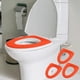 thumbnail image 3 of Cojín Universal para Asiento de Inodoro, Tejido, Lavable en Verano, Forma O, Naranja, 3 of 6