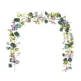 thumbnail image 2 of geerera 6ft Artificial Eucalyptus Garland with Eggs & Butterflies, Hanging Fake Flower Greenery Vine for Easter, Spring Wedding Table Centerpiece, Wall Door Hanging, Home Decor, 2 of 9