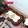 thumbnail image 6 of Honeeladyy 1 PC Christmas Door Mat Outdoor, Xmas Welcome Mat for Front Door, Christmas Non Slip Holiday Doormat Indoor Entryway Floor Rug for Entrance Outside Home, 23.62"x15.74", 6 of 6