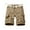 Khaki, variant on Mgmyaa Mens Wild Cargo Shorts Outdoor Casual Expandable Waist Lightweight Water Resistant Fishing Hiking Shorts