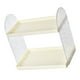thumbnail image 3 of Organizador de escritorio de 2 niveles oso de fresa estante de almacenamiento transparente amarillo, 3 of 10