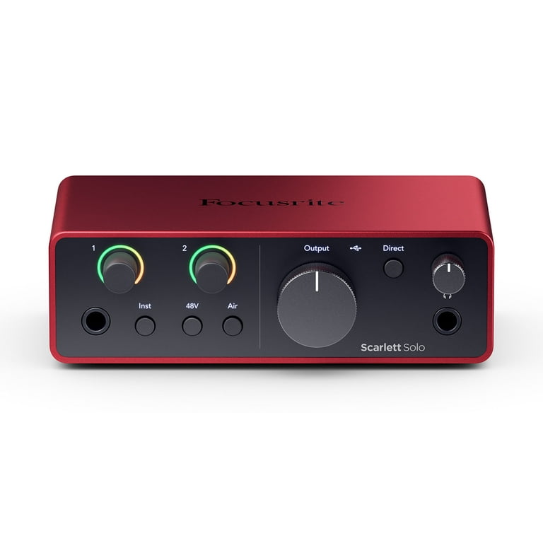 Focusrite Scarlett Solo USBオーディオインターフェース Amazon.com: AudioDeluxe Focusrite Scarlett Solo (4th Gen