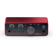 Focusrite Scarlett Solo 4th Gen Studio Recording USB Audio Interface + XLR Cable