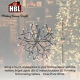 thumbnail image 3 of Holiday Bright Lights 251988 12 in. LED Shimmering Sphere with Wire Branches, Silver Metallic, 3 of 5