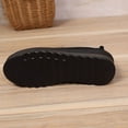 thumbnail image 5 of Black Versatile Loafers For Women With Round Toe Flat Thick Sole One-Foot Design Casual Winter Footwear, 5 of 9