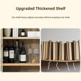 thumbnail image 5 of Leovanni 72" Tall Pantry Cabinet with Glass Doors Set of 2, Wood Kitchen Storage Cabinet with Adjustable Shelves and Anti-Tip Kit, Arched Display Cabinet for Dining Room, Living Room, Natural, 5 of 7