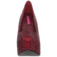 thumbnail image 4 of **5 3/4" Heel, 1 3/4" Hidden PF RS Pump - Ruby Red Satin RS, 6, 4 of 5