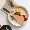 thumbnail image 3 of Dujiujun Wooden Spatula Soup Spoon with Ergonomic Handle Non-Slip Heat-Resistant Stir-Fry Pan Spatula Rice Spoon, 3 of 7