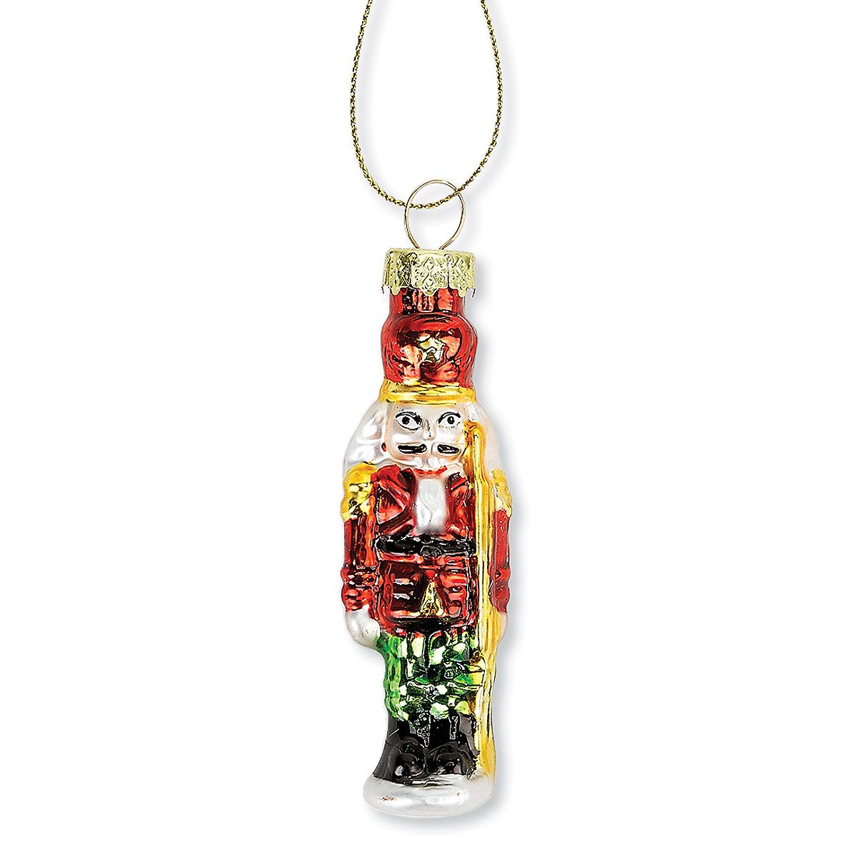 Lillian Vernon Mini Nutcracker Glass Ornaments, Set of 6 photo 2