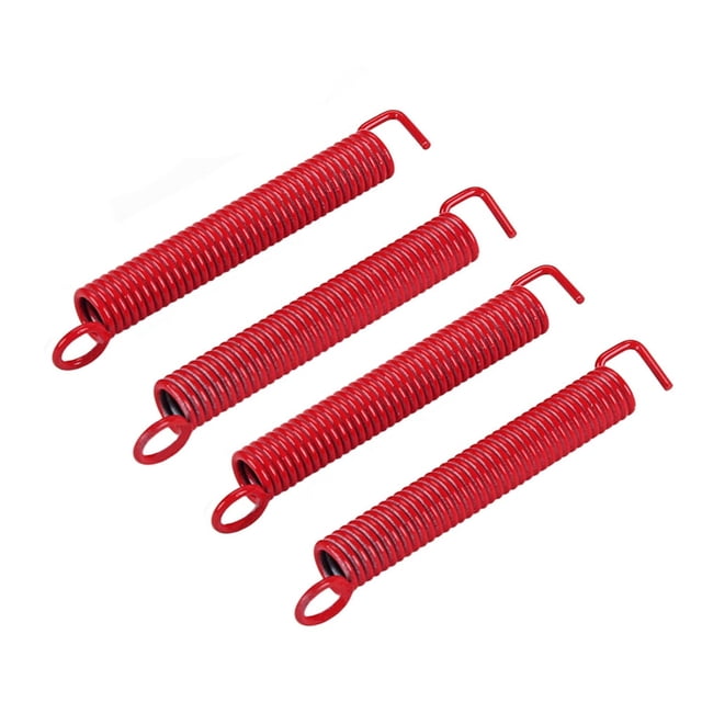 CHOK Accessoire de Guitare Électrique Ressorts de Ramassage Tremolo Rigide Silencieux Basses Remplacement Rouge 4 Pcs