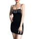 thumbnail image 1 of SAYOO Vestido ajustado con cuello barco y cadena de borlas cortas con tirantes para mujer SAYOO  Sexy, 1 of 8
