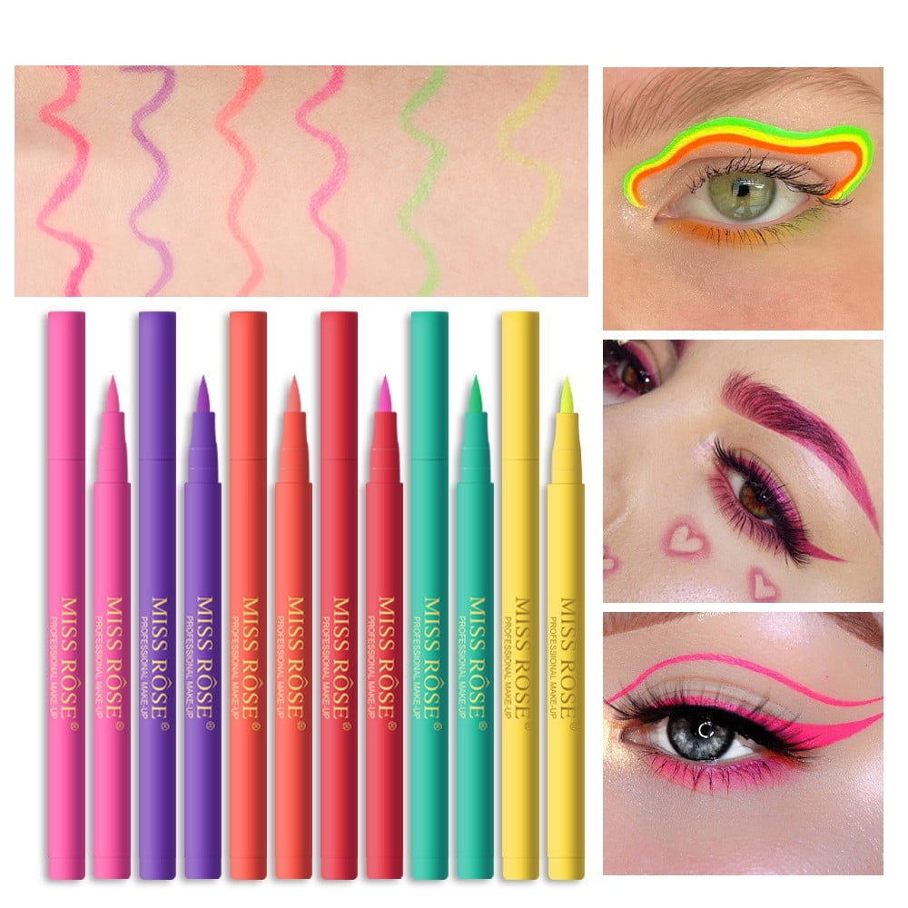 KKCXFJX Clearence 6PCS Colored Eyeliners,Eyeliner Pencil,Glitter