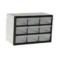 thumbnail image 1 of Organizador de cajones para guardar cosas, contenedor con compartimentos, caja de herramientas para baño, garaje, organización para tuercas, cuentas, 9 cajones, 1 of 8