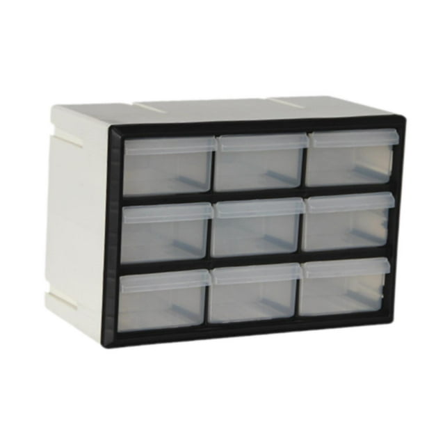 Elodie Drawer Storage Cabinet Organizer Bathroom Tool Box for Hardware Jewelry Nuts 9 drawers