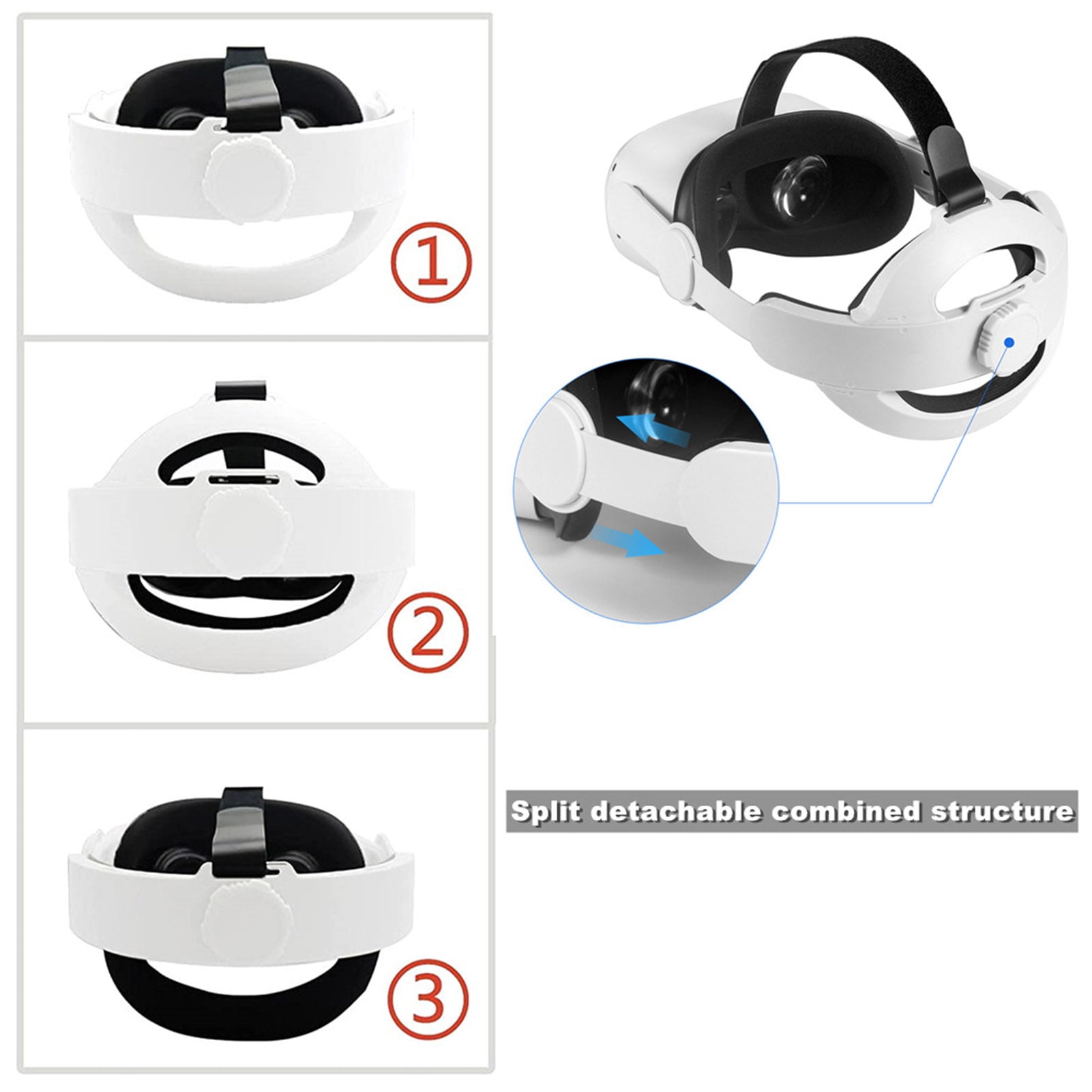 Adjustable Head Strap Replacement for Oculus Quest 2 VR Headset