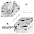 thumbnail image 4 of LEORX Precise Mechanical Kitchen Timer with Loud Alarm for Cooking Baking and Frying, 4 of 5
