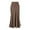 Coffee, variant on SRZYMJ Women's Maxi Skirt High Waist Silky Casual Elastic Satin Midi Skirt A Line Long Skirt