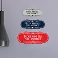 thumbnail image 4 of Signs ByLITA Designer Designer Please Ring Bell for Assistance Sign (Black) - Medium, 4 of 6