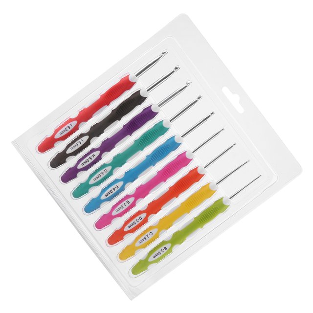 Knitting Needle Tools, To Touch Easy To Hold Crochet Hook, Easy To Carry Easy To Operate Heavy Line Thin Line For Beginner Mom Girlfriend