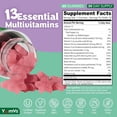thumbnail image 2 of Multi Vitamin for Adults, Raspberry Flavor, 60 Jelly Vitamins, YumV's, 2 of 8